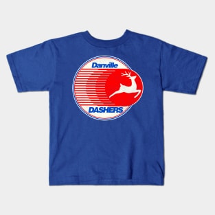 Defunct Danville Dashers Hockey Team Kids T-Shirt